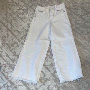 Women's White Wide-Leg Jeans